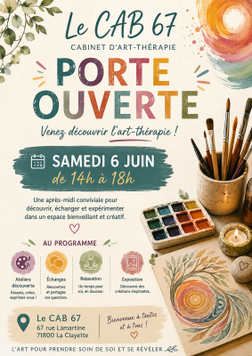 Portes ouvertes du cabinet d'art-thérapie