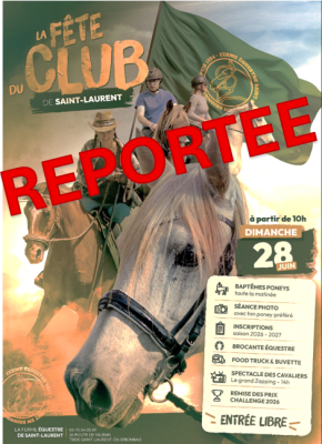 REPORTEE : Fête du club
