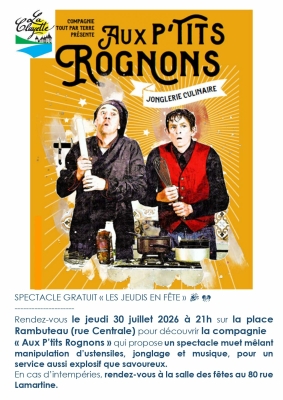 Les jeudis en fête : 30 juillet 2026