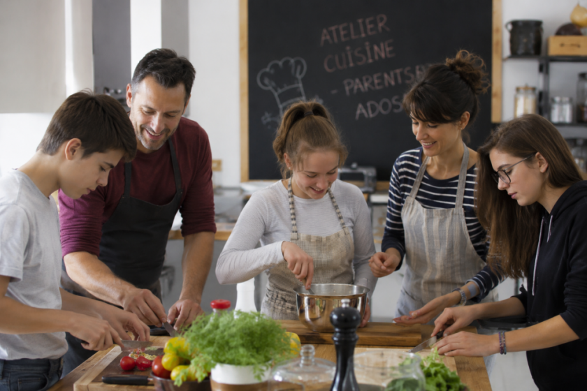 Secteur jeunes : atelier cuisine parents et ados le 4 juillet