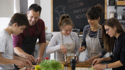 Atelier cuisine au secteur jeunes
