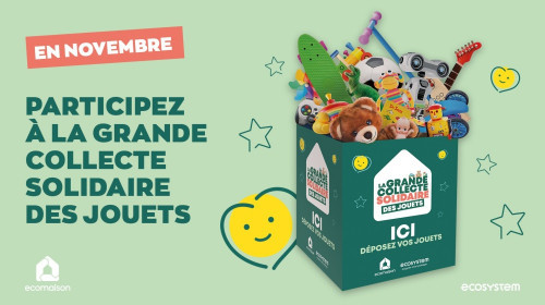 Grande collecte solidaire de jouets en novembre !