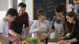 Atelier cuisine au secteur jeunes