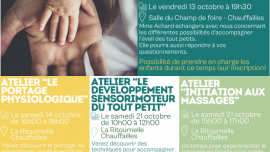 Petite enfance (0 à 3 ans) : ateliers parentalité avec Emilie ACHARD