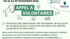 📢 APPEL À VOLONTAIRES ! ♻️🌍Semaine Européenne de (...)