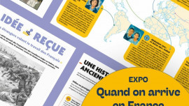 Expo "Quand on arrive en France"